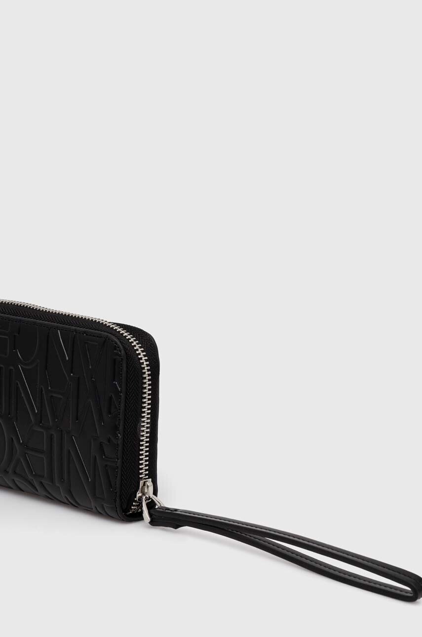Гаманець Armani Exchange жіночий колір чорний