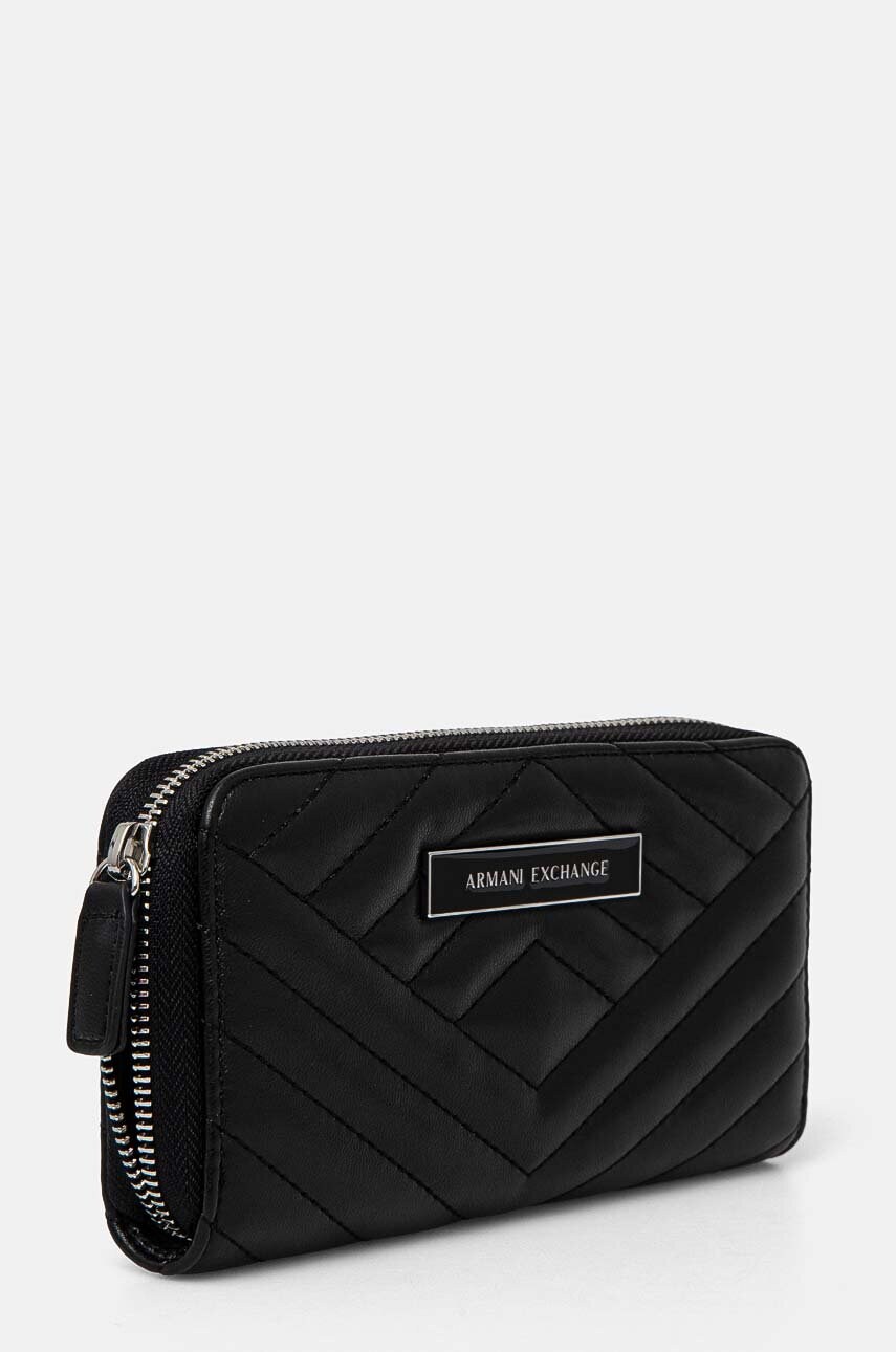 Гаманець Armani Exchange жіночий колір чорний 948068 4R742