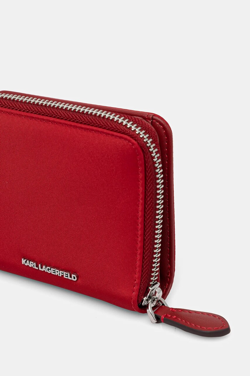 Гаманець Karl Lagerfeld жіночий колір червоний A1W32043