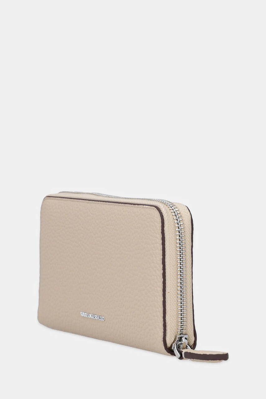 Гаманець Karl Lagerfeld жіночий колір бежевий A1W32124
