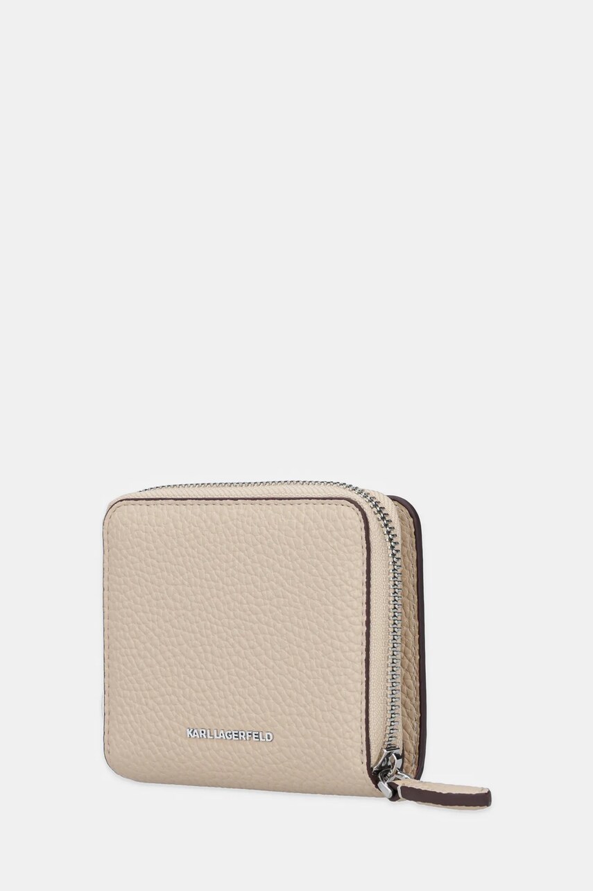 Гаманець Karl Lagerfeld жіночий колір бежевий A1W32126