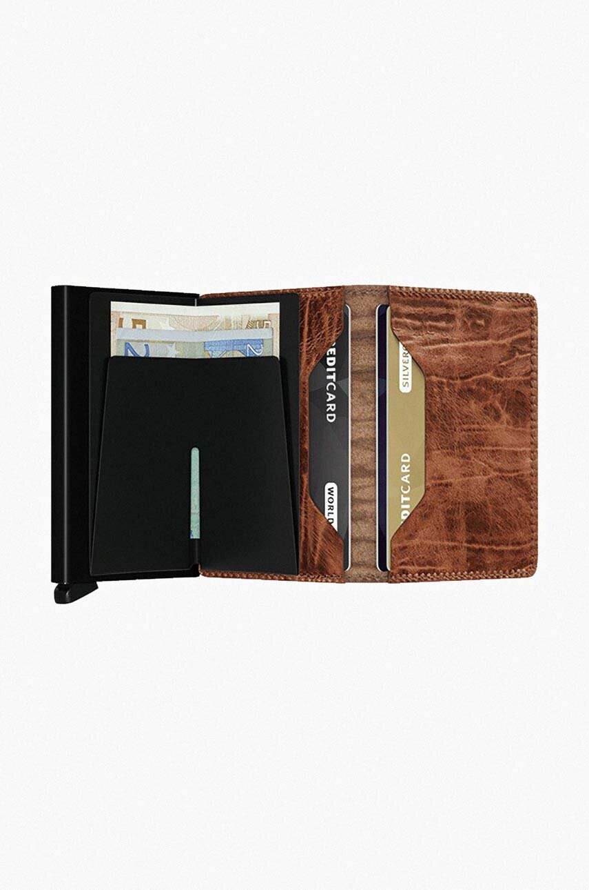Купити Гаманець Secrid колір бордовий Portfel Secrid Slimwallet Dutch Martin Whiskey SDM-WHISKEY – головне зображення