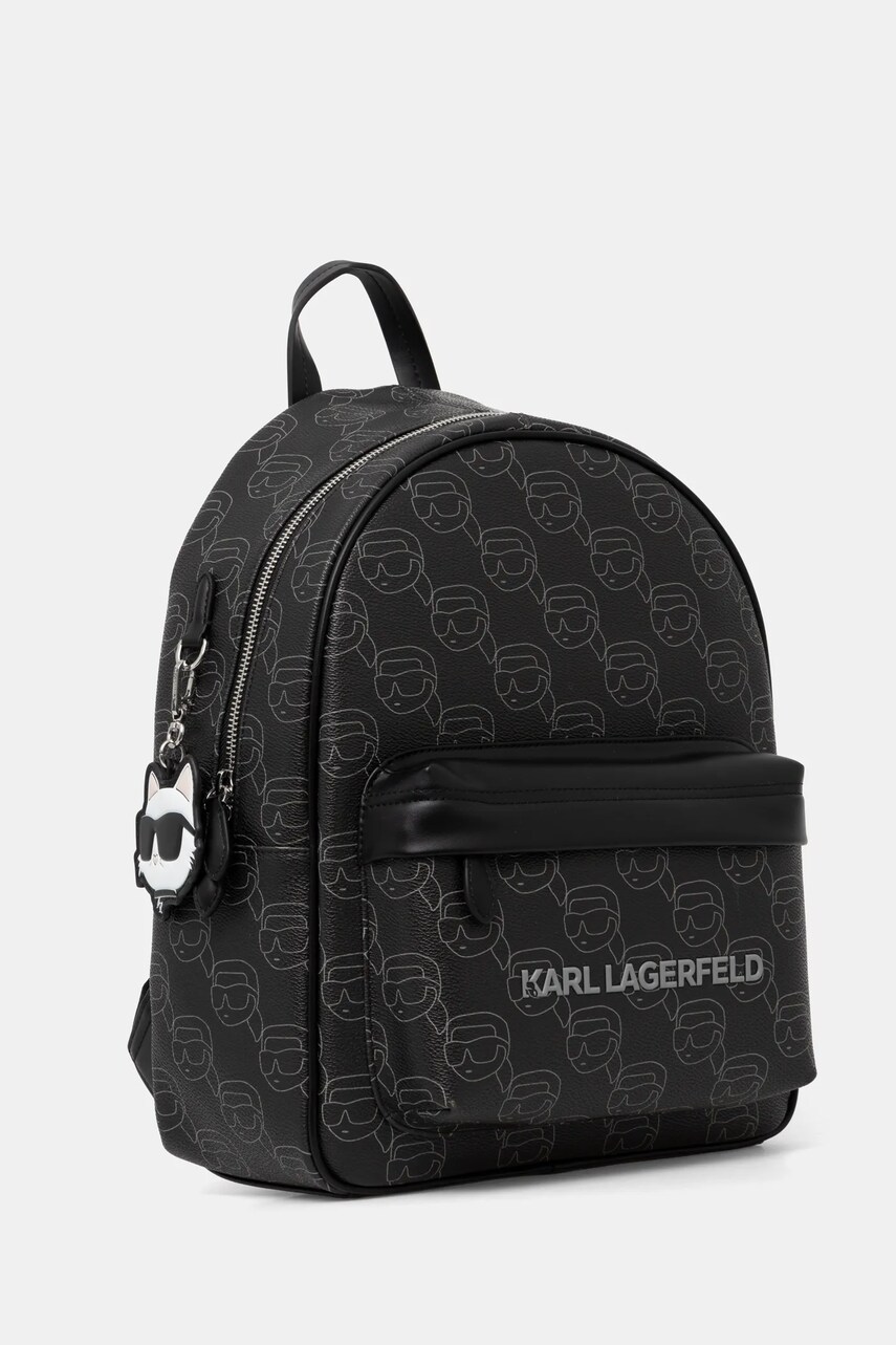 Рюкзак Karl Lagerfeld жіночий колір чорний великий візерунок A1W30133