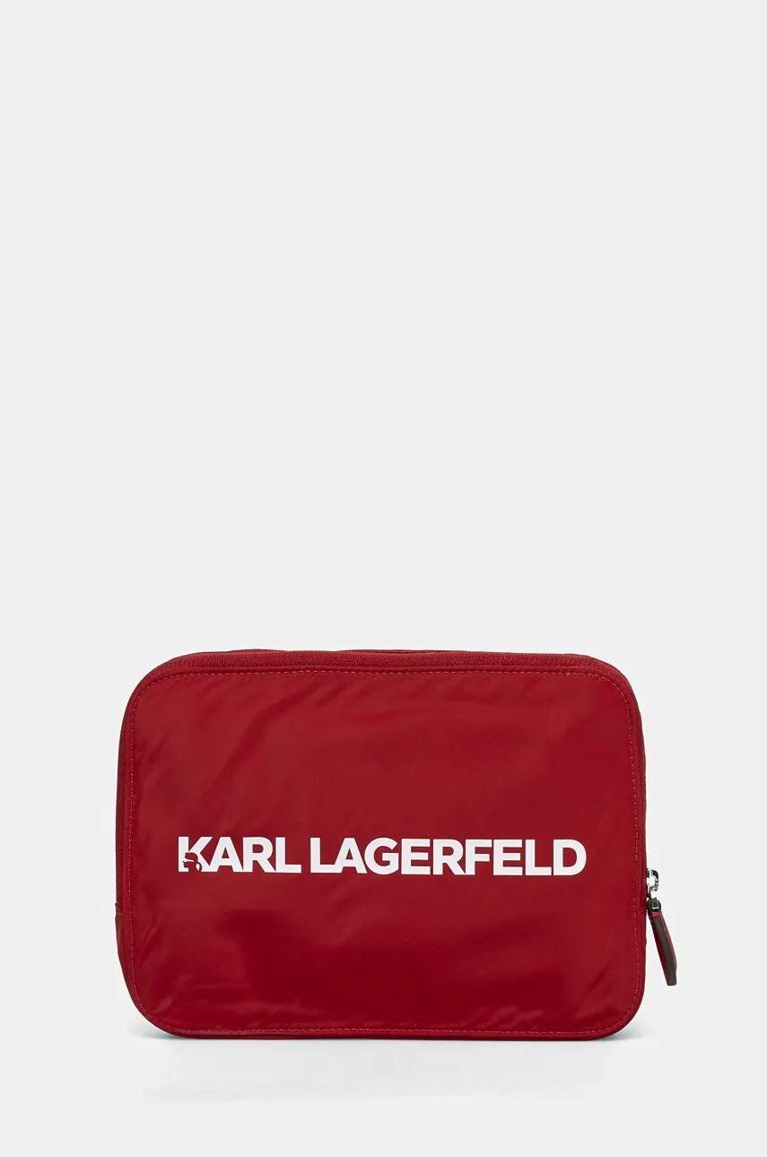 Рюкзак Karl Lagerfeld жіночий колір червоний малий візерунок A1W30137