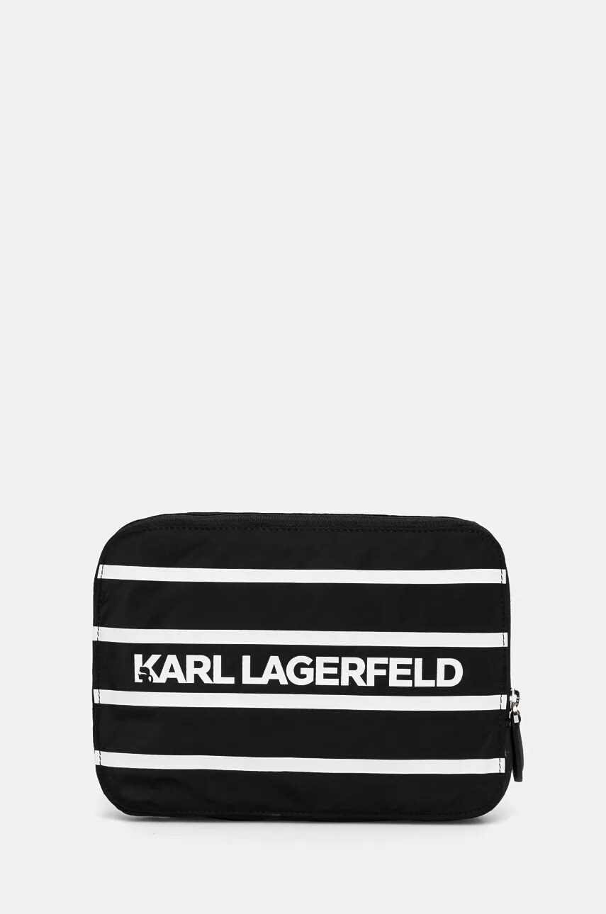 Рюкзак Karl Lagerfeld жіночий колір чорний малий візерунок A1W30137