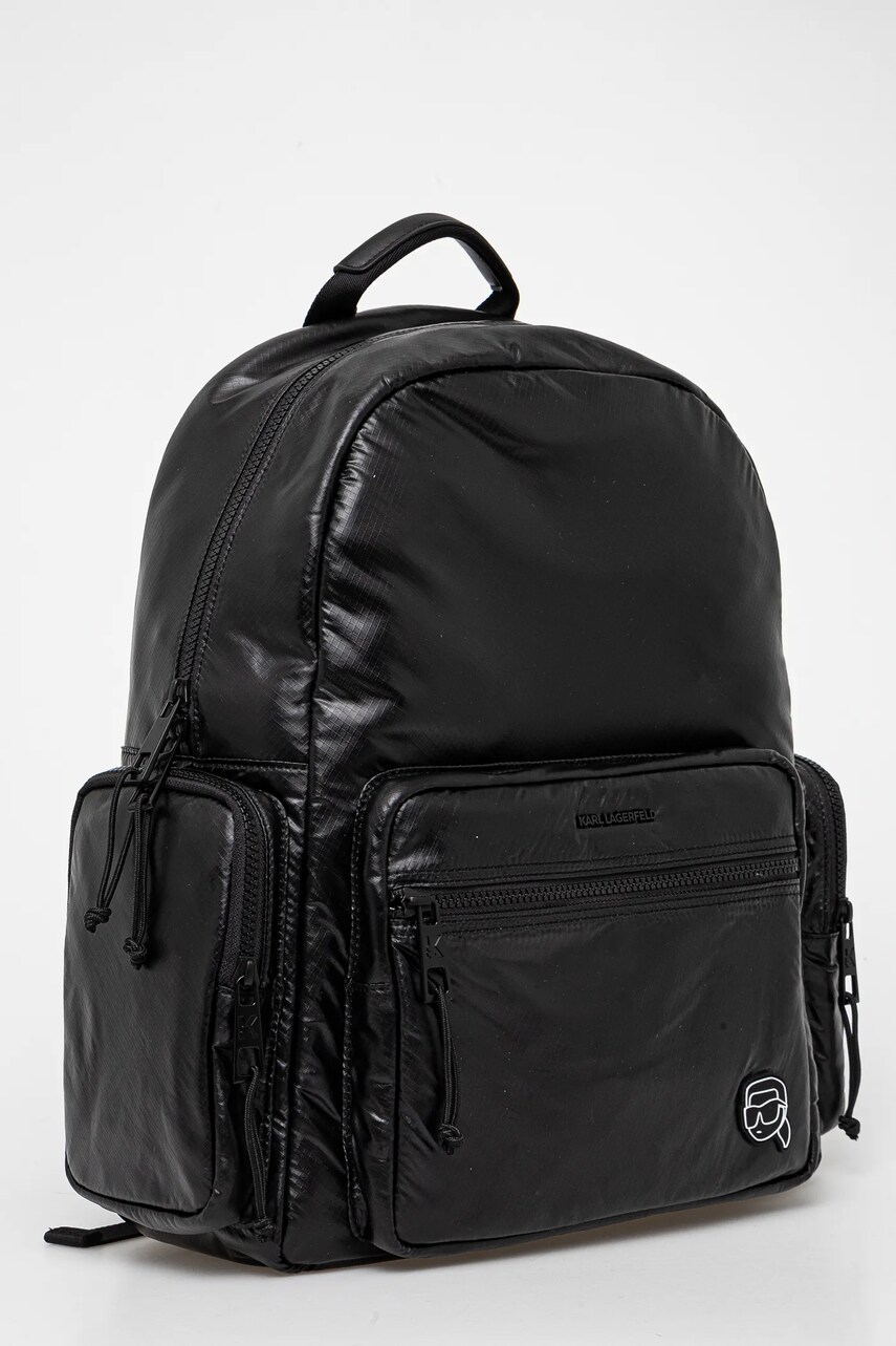 Рюкзак Karl Lagerfeld чоловічий колір чорний великий однотонний A1M30088