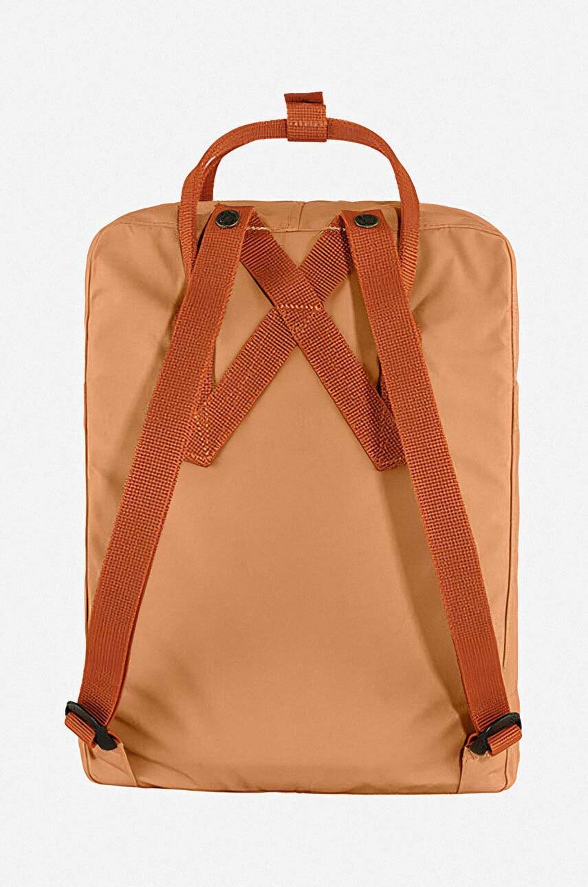 Рюкзак Fjallraven Kanken колір помаранчевий великий з аплікацією F23510.241.243-241