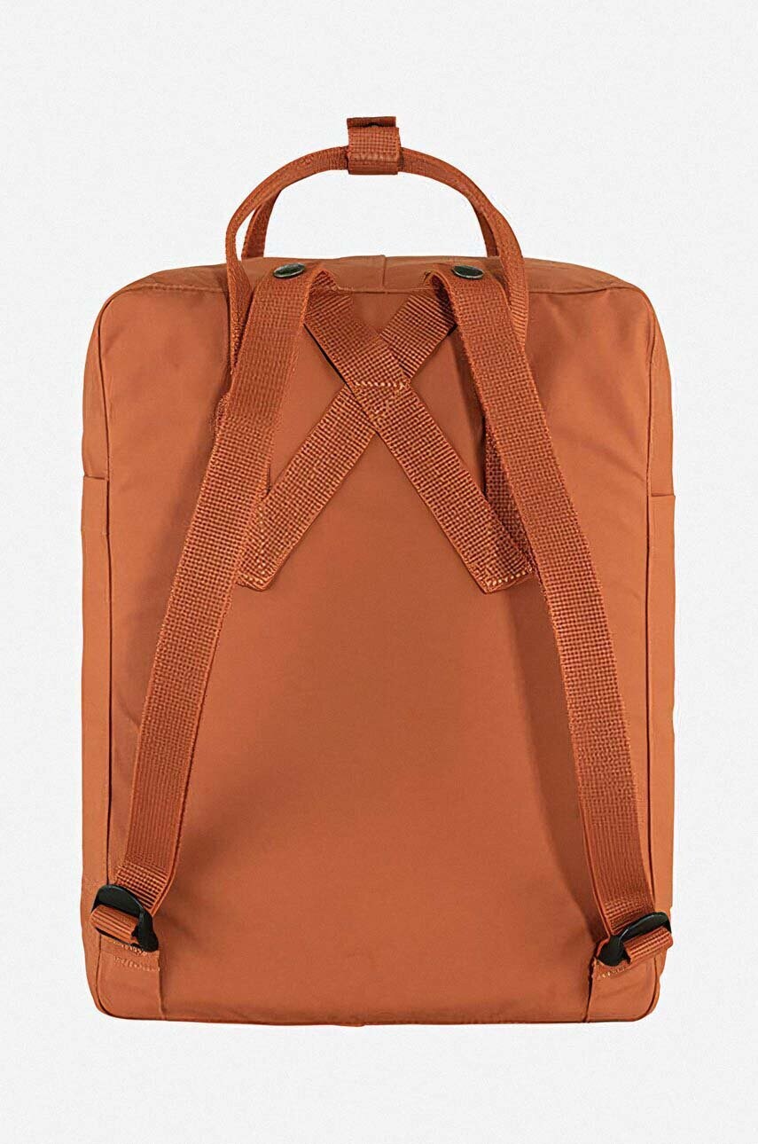 Рюкзак Fjallraven Kanken колір коричневий великий з аплікацією F23510.243-243