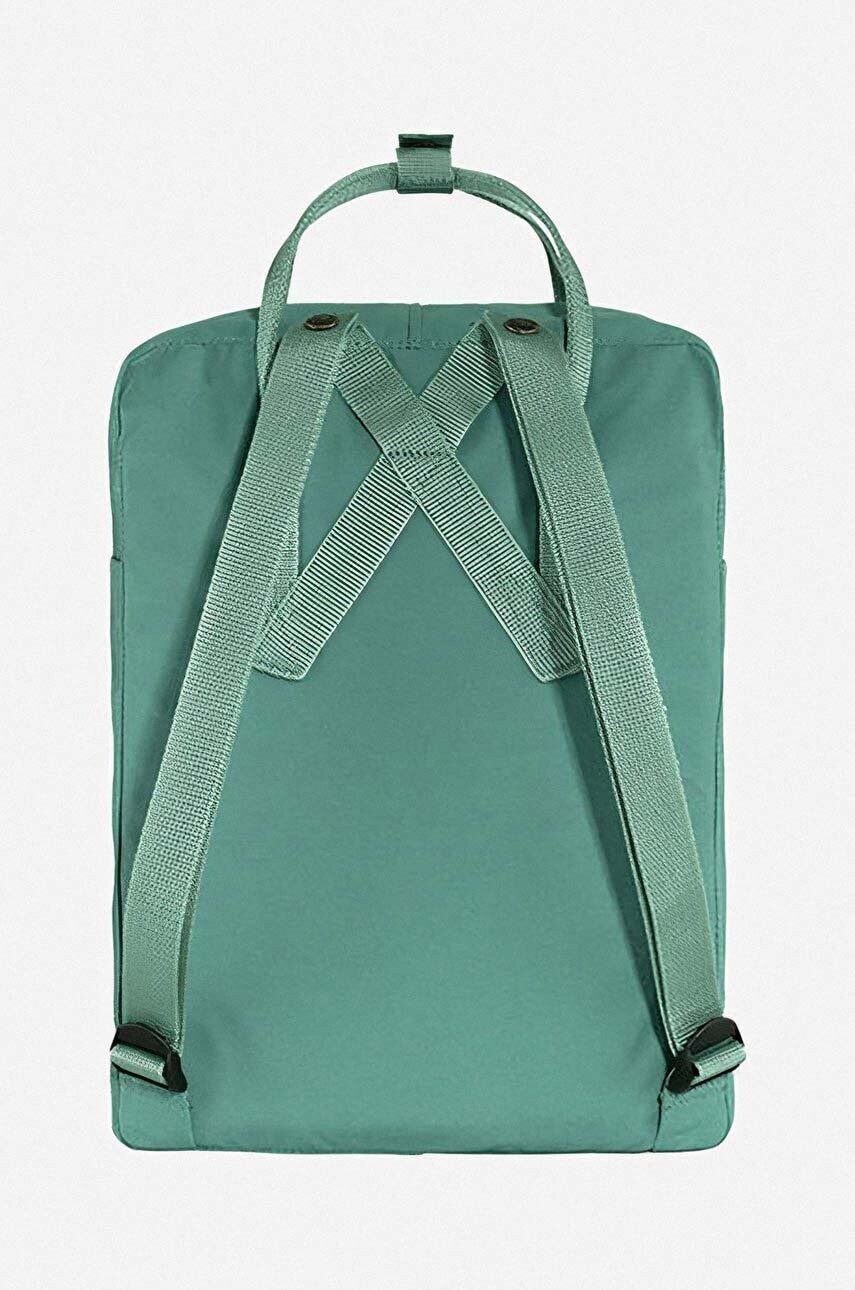 Рюкзак Fjallraven Kanken колір зелений великий однотонний F23510.664-664