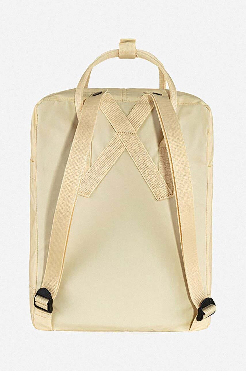 Рюкзак Fjallraven Kanken F23510 115 колір бежевий великий з аплікацією F23510.115-115