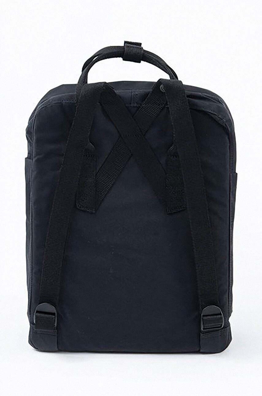 Рюкзак Fjallraven Kanken колір чорний великий однотонний F23510.550-550