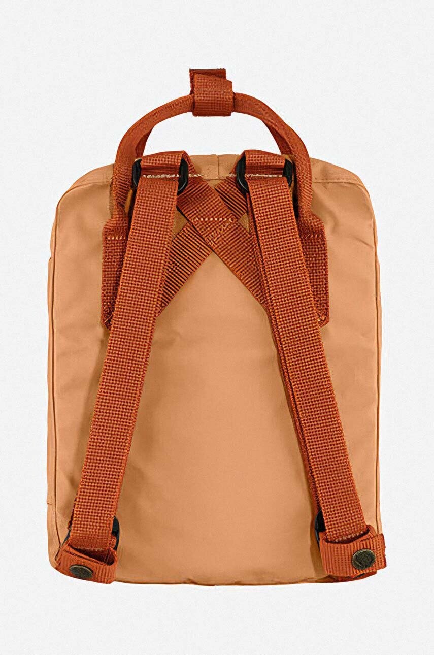 Рюкзак Fjallraven Kanken Mini колір помаранчевий великий однотонний F23561.241.243-243