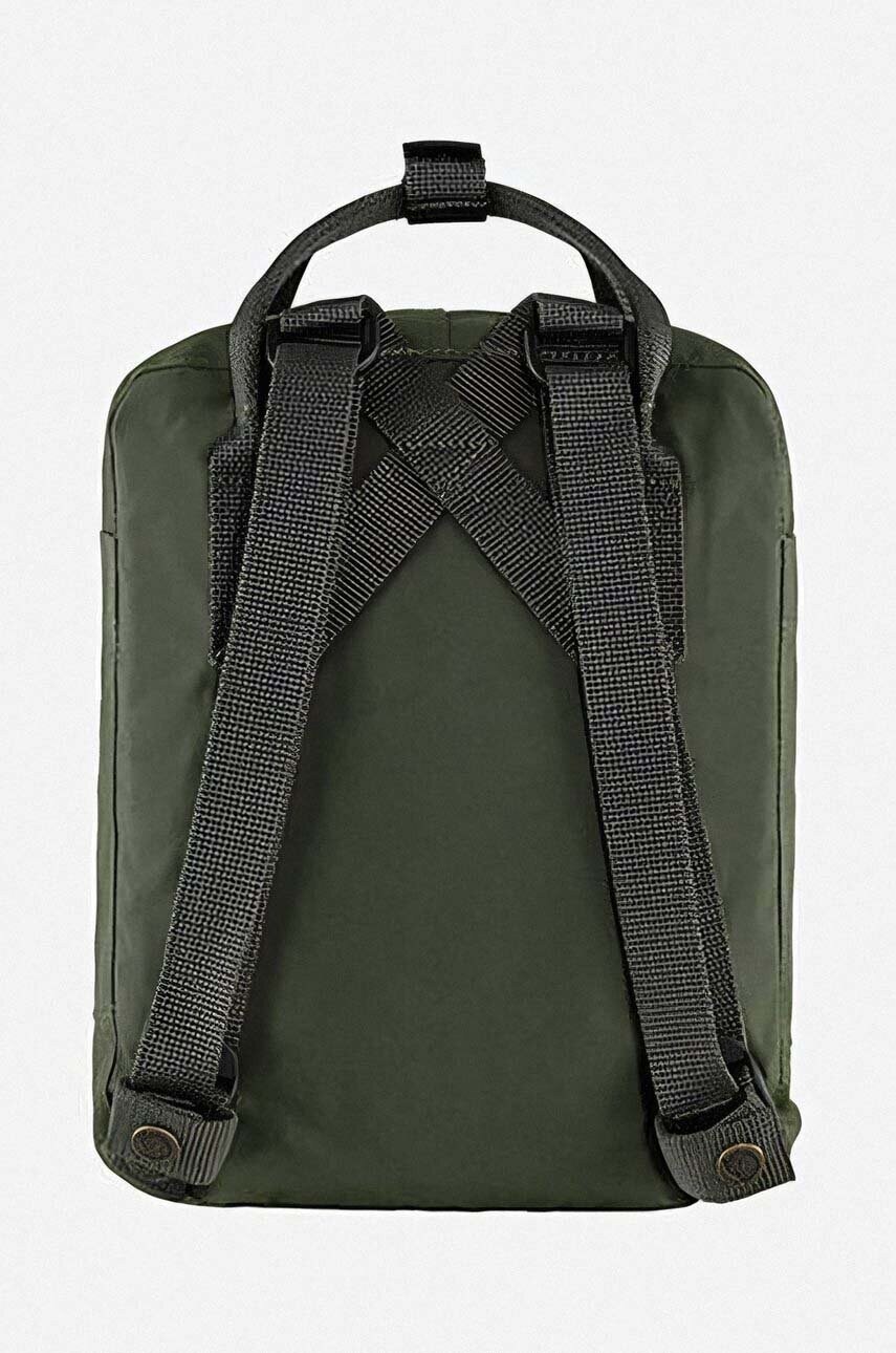 Рюкзак Fjallraven Kanken Mini колір зелений великий однотонний F23561.660-660