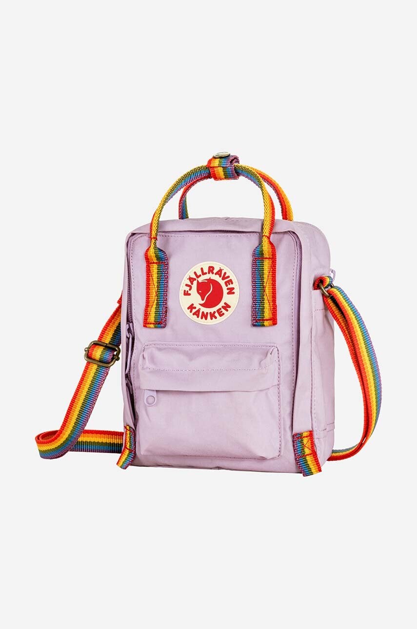 Сумка Fjallraven Kanken Rainbow Sling колір фіолетовий F23623.457.907-907