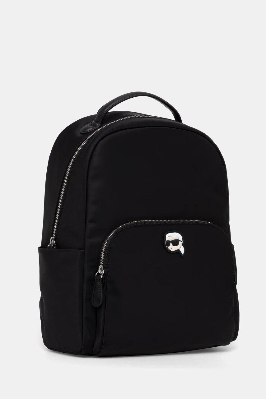 Рюкзак Karl Lagerfeld колір чорний великий однотонний A1W30126