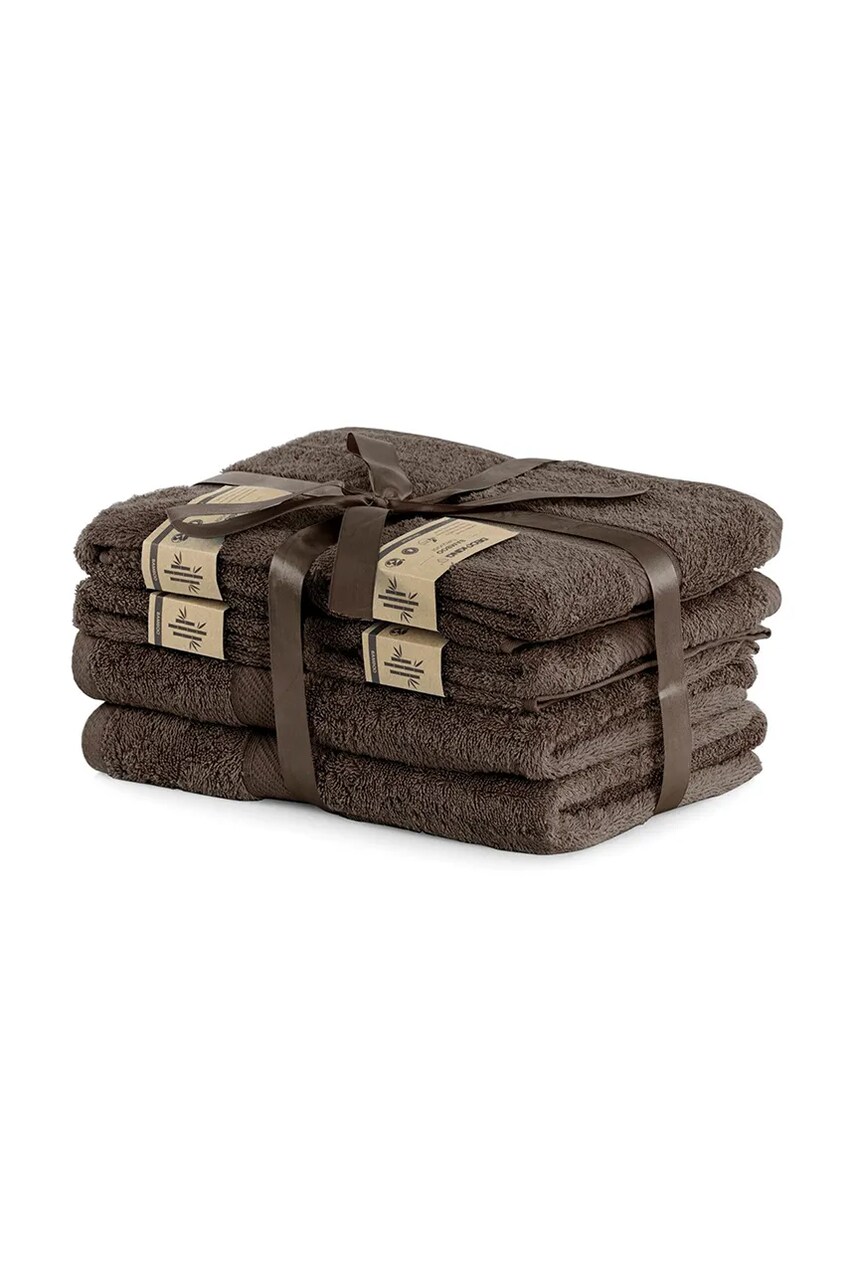 Набір рушників home & lifestyle Bamby 6-pack колір коричневий 0