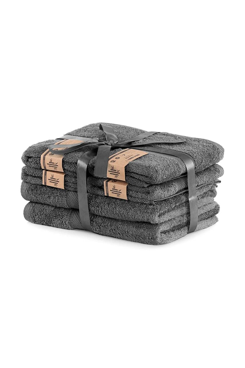 Набір рушників home & lifestyle Bamby 6-pack колір сірий 0