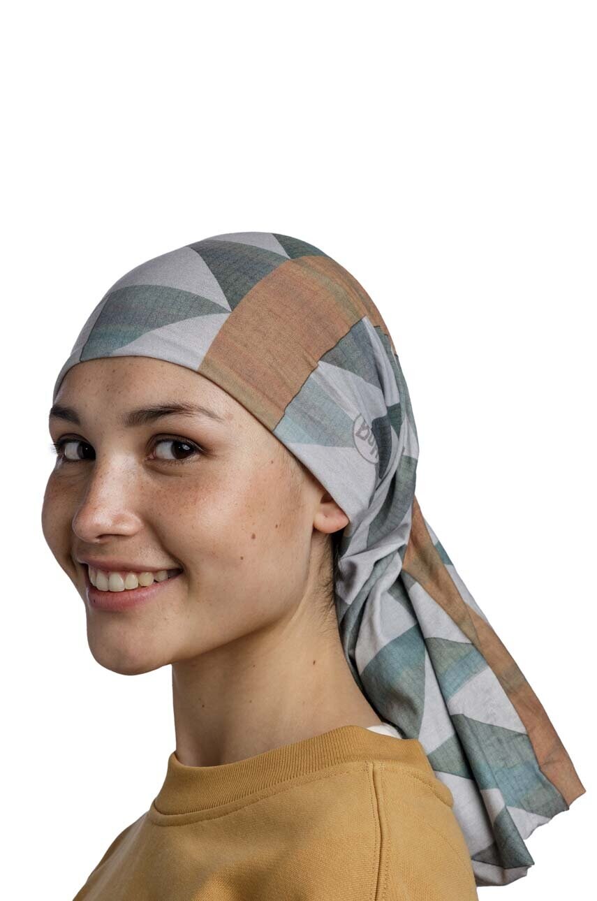 Снуд Buff Original EcoStretch колір зелений візерунок