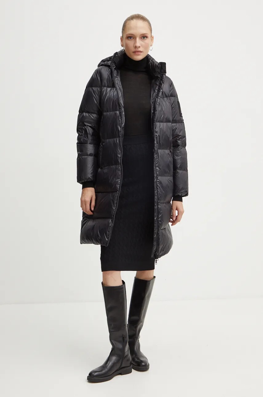 Спідниця Armani Exchange колір чорний midi олівець 8NYN9A YMH6Z