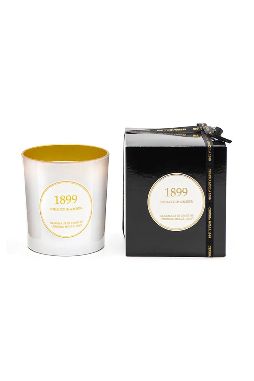 Ароматична соєва свічка Cereria Molla Tobacco & Amber 600 g