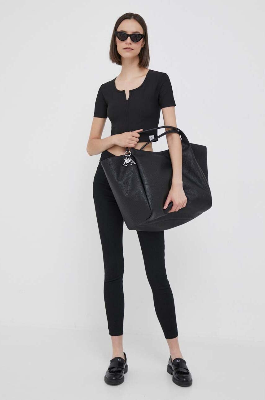 Джинси Calvin Klein Jeans жіночі колір чорний
