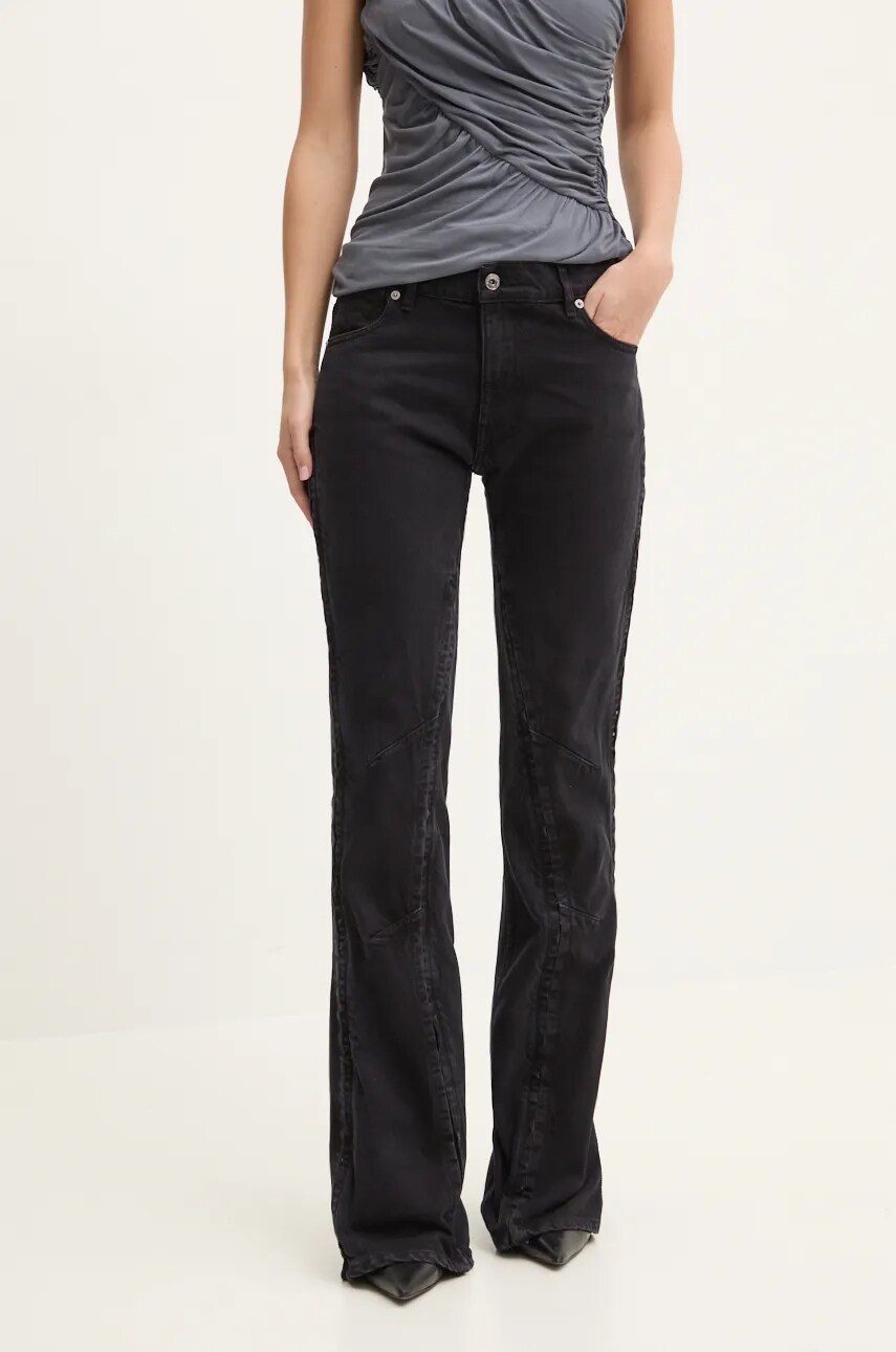 Джинси Y/Project EVERGREEN HOOK AND EYE SLIM JEANS жіночі висока посадка 107PA002