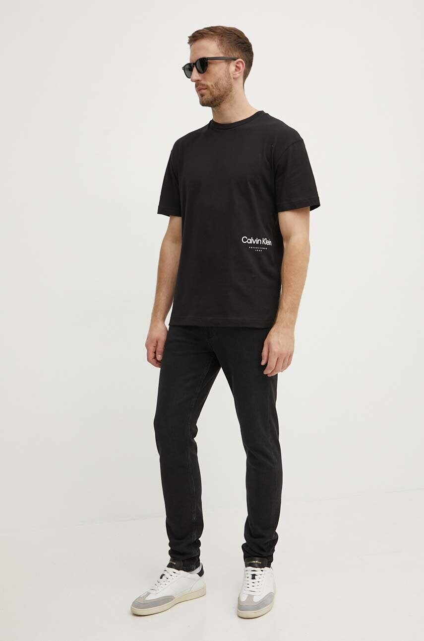 Джинси Calvin Klein Jeans чоловічі колір чорний J30J323689