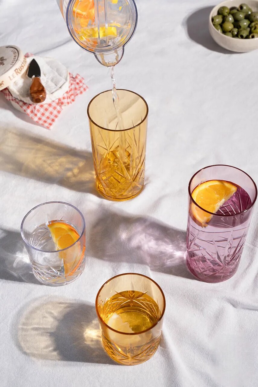 Набір склянок Salt&Pepper Costa 650 ml 4-pack колір фіолетовий