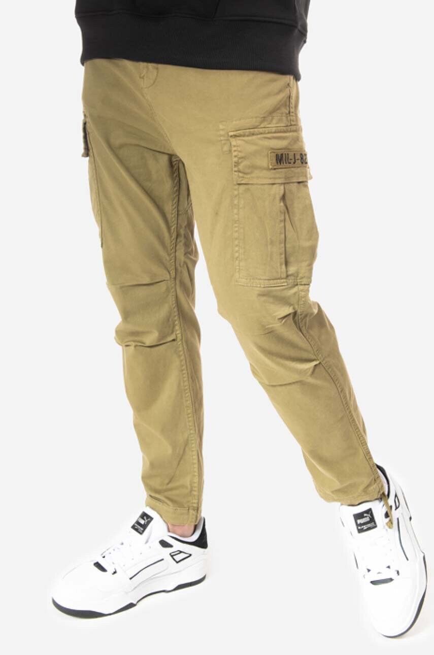 Штани Alpha Industries Squad Pants чоловічі колір зелений фасон cargo 188202.11-green