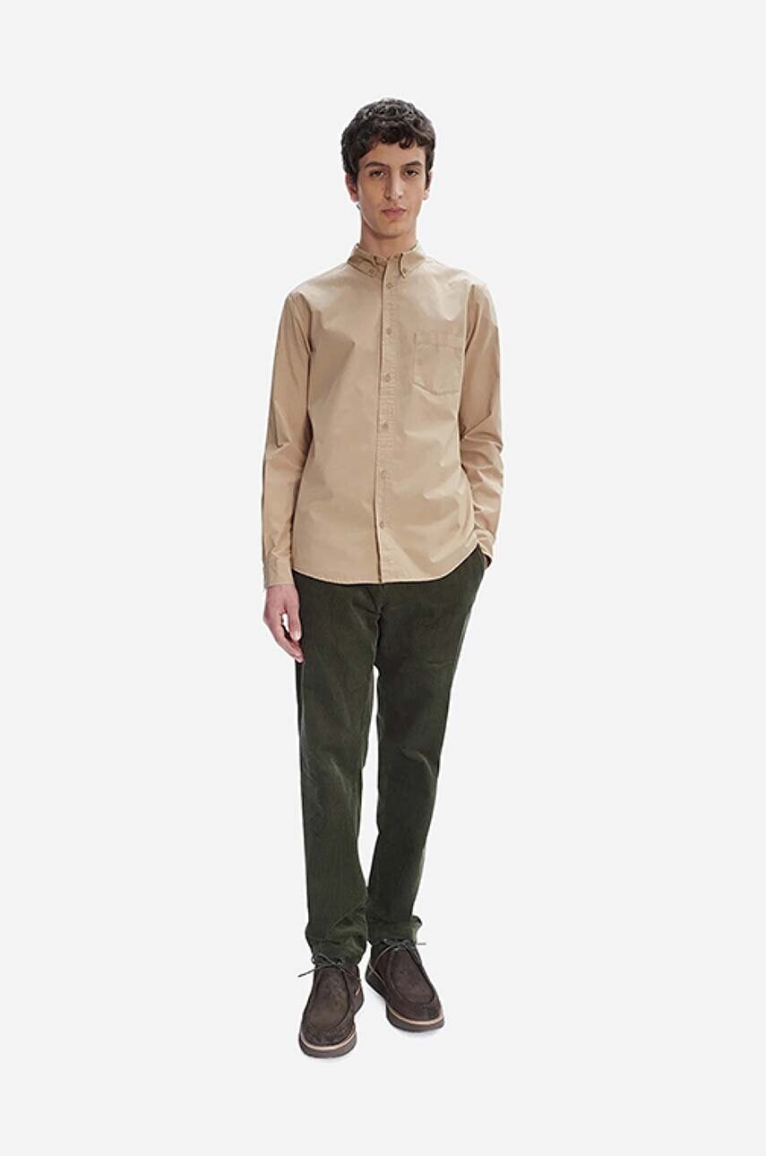 Штани A.P.C. Pantalon Constantin чоловічі колір зелений прямі COESP.H08396-MILITARYKH