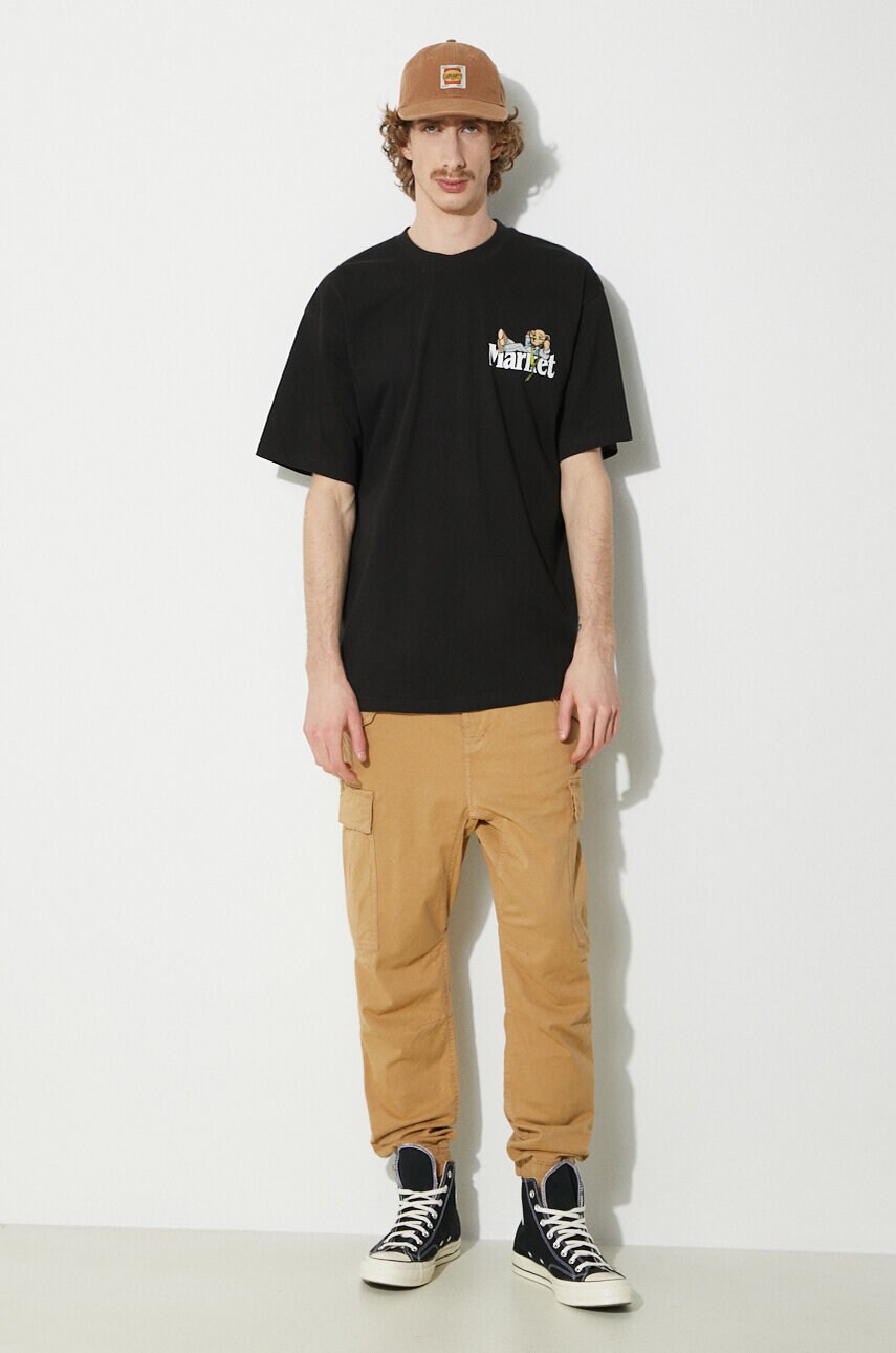 Штани Alpha Industries Airman чоловічі колір коричневий фасон cargo 188201.14-brown