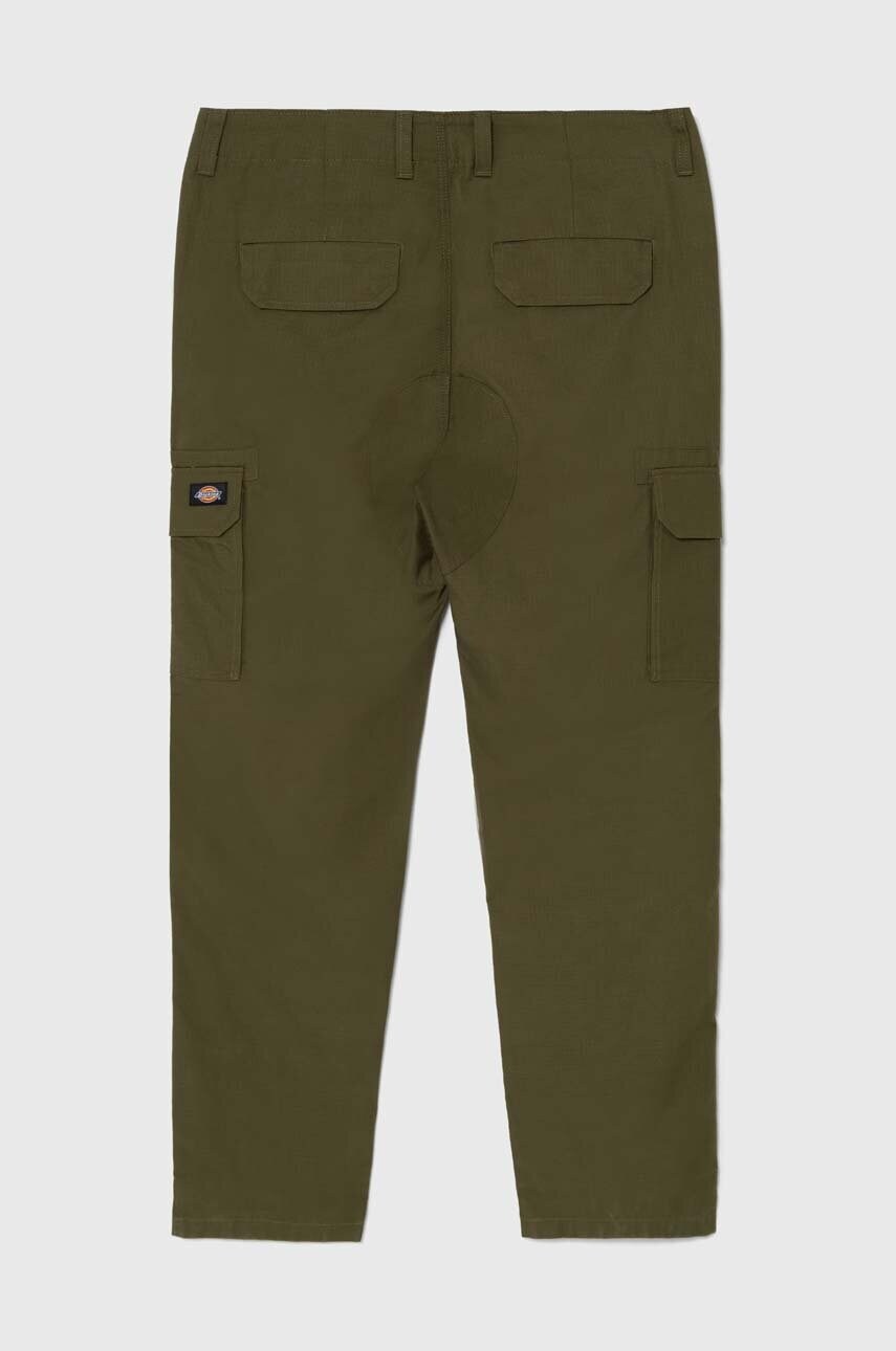 Бавовняні штани Dickies колір зелений фасон cargo