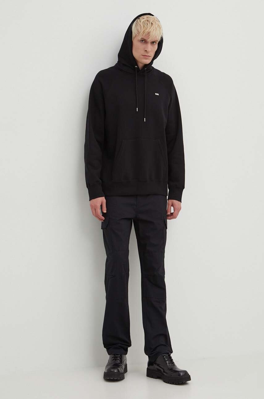 Бавовняні штани Dickies колір чорний фасон cargo DK0A4XDUBLK-BLACK