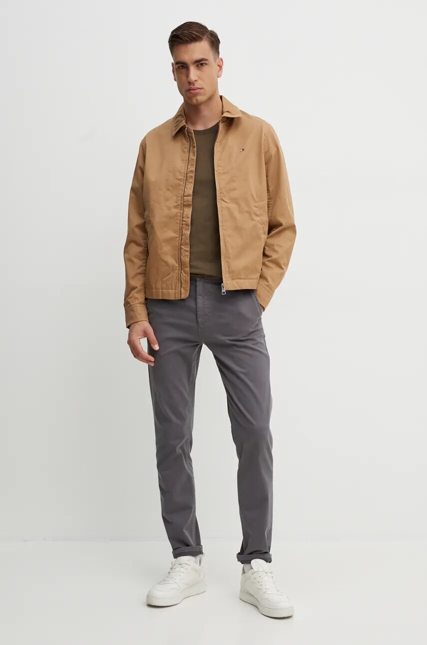 Штани Boss Orange чоловічі колір коричневий фасон chinos 50510917