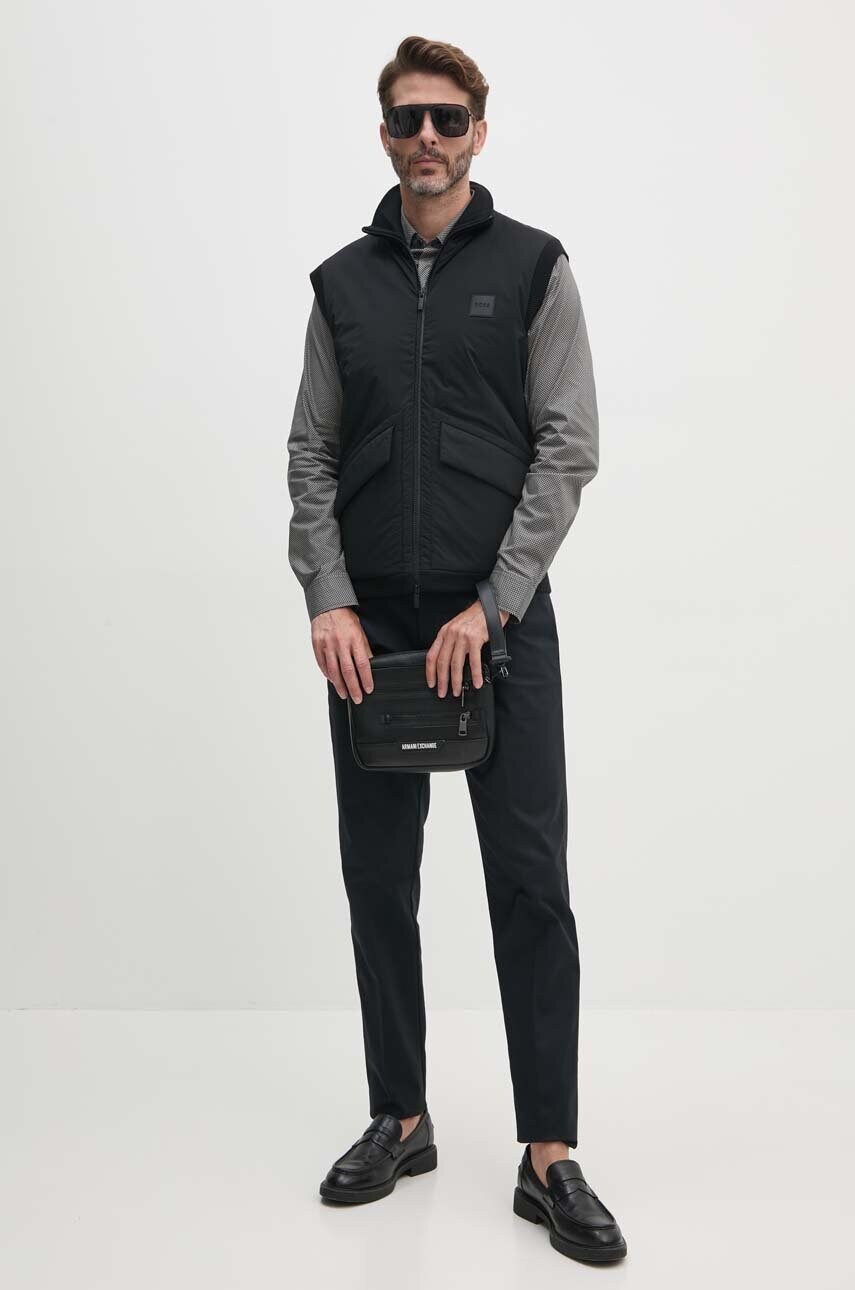 Штани Emporio Armani чоловічі колір синій облягаючі 8N1P15 1NGCZ