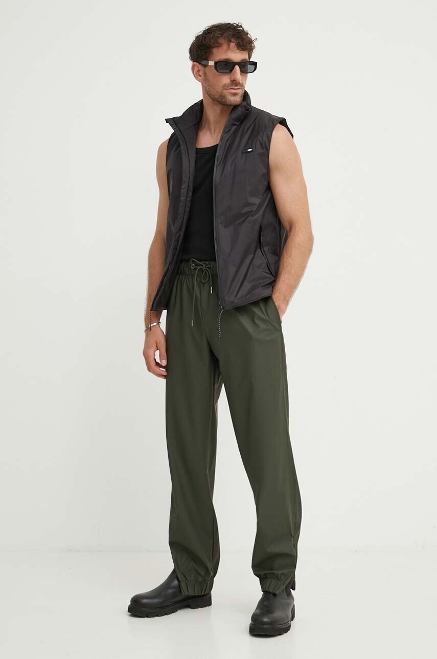 Водонепроникні штани Rains 18560-GREEN Rain Pants Regular колір зелений прямі середня посадка