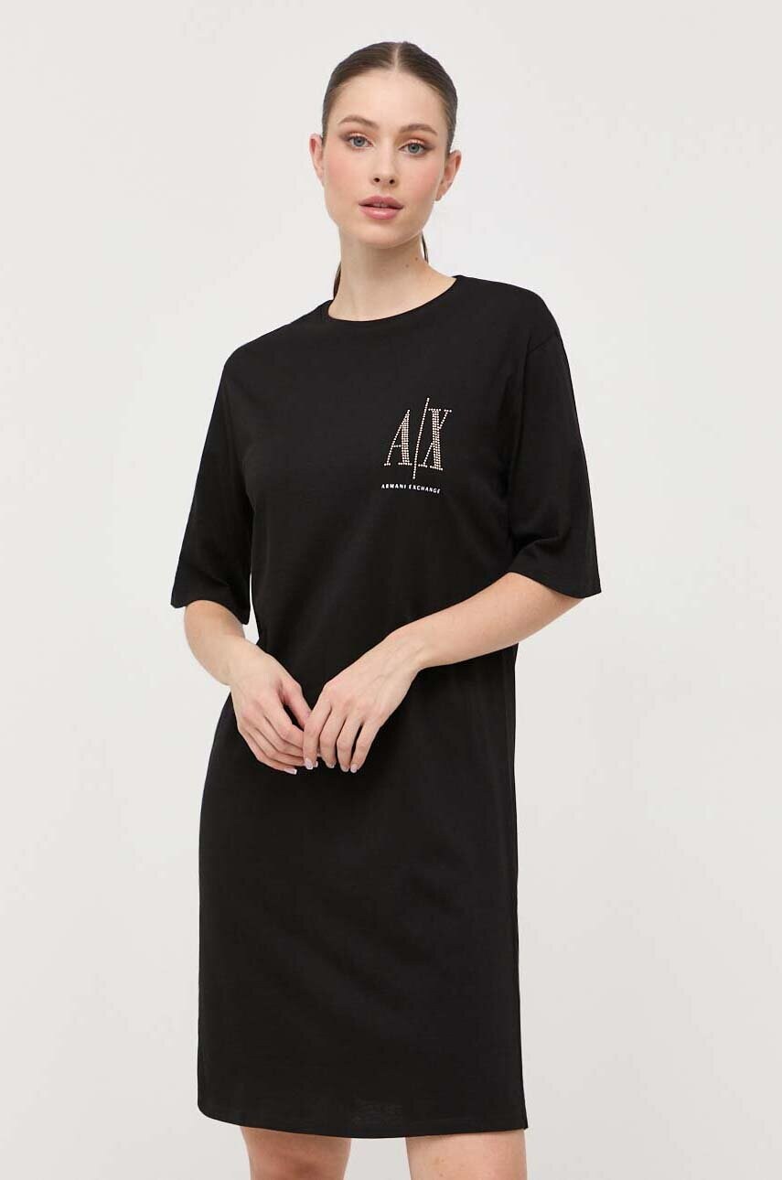 Armani Exchange Бавовняна сукня