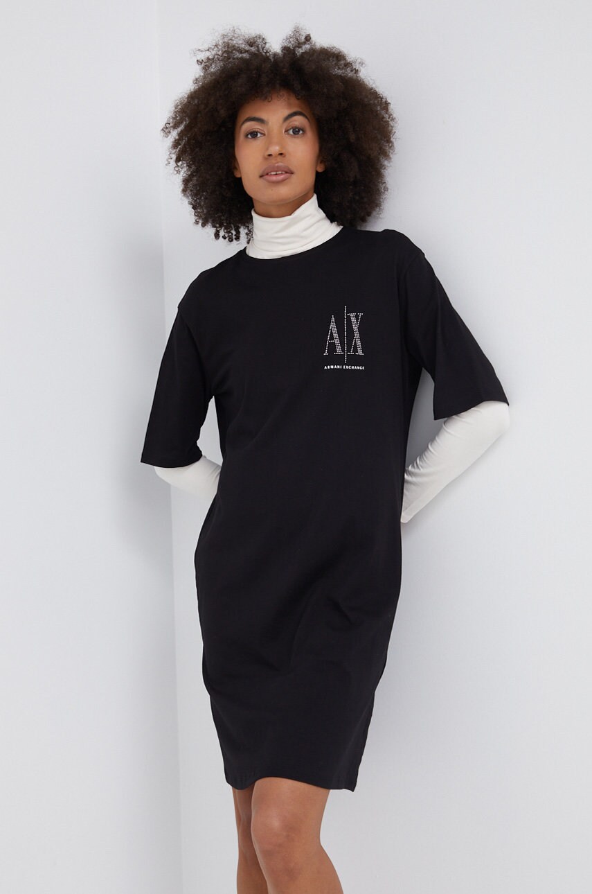 Armani Exchange - Бавовняна сукня