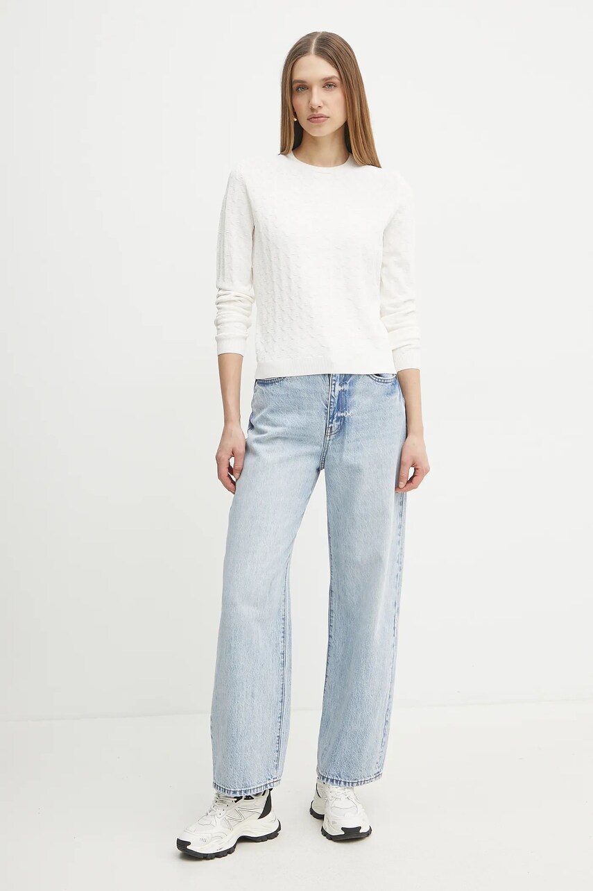Светр Armani Exchange жіночий колір бежевий легкий XW000910 AF10352
