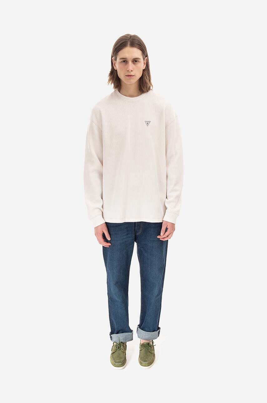 Бавовняний светр Guess колір бежевий легкий M2BP01.KBB20-G046
