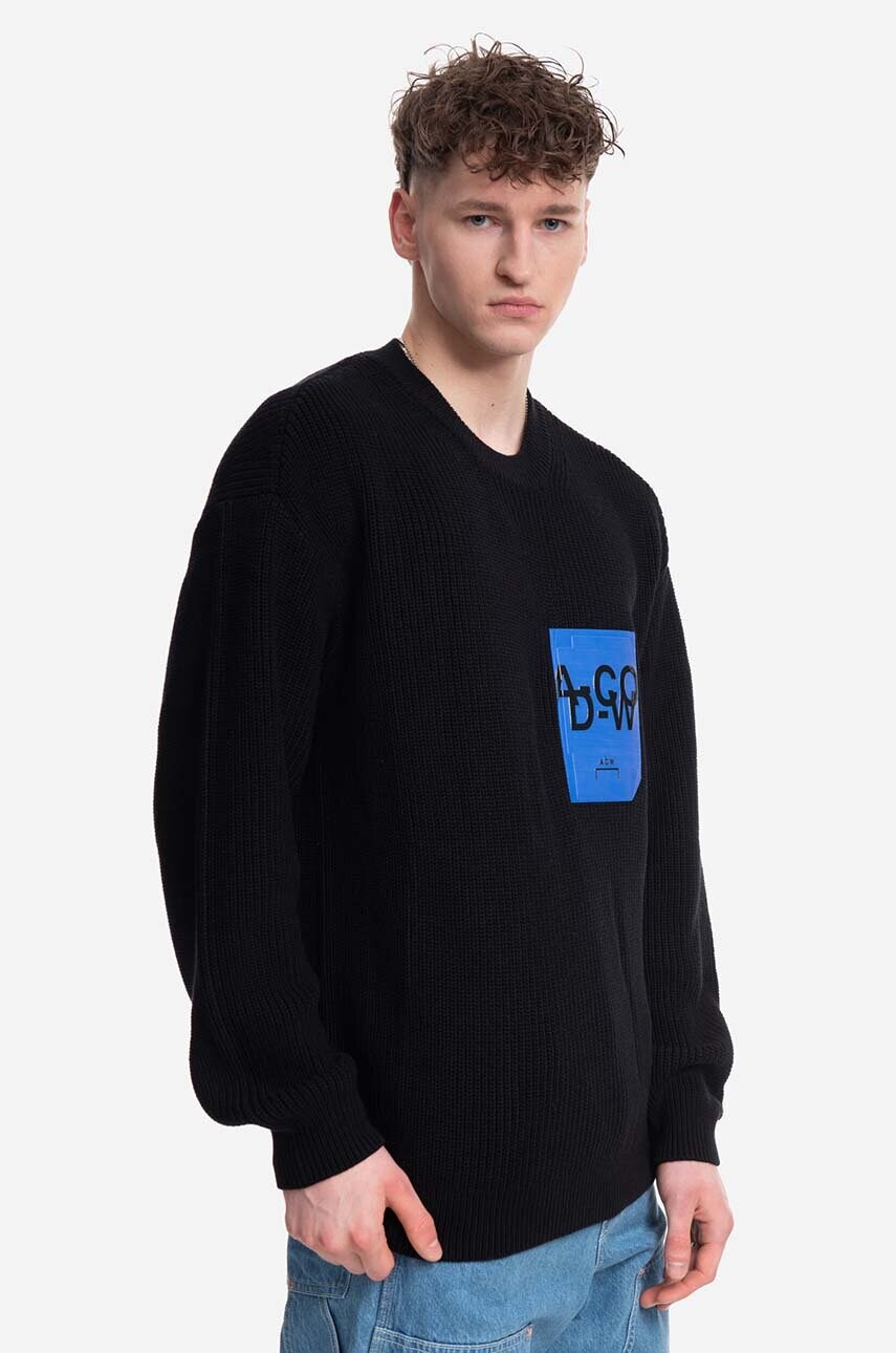 Светр A-COLD-WALL* Patch Pocket Knit чоловічий колір чорний ACWMK094-BLACK