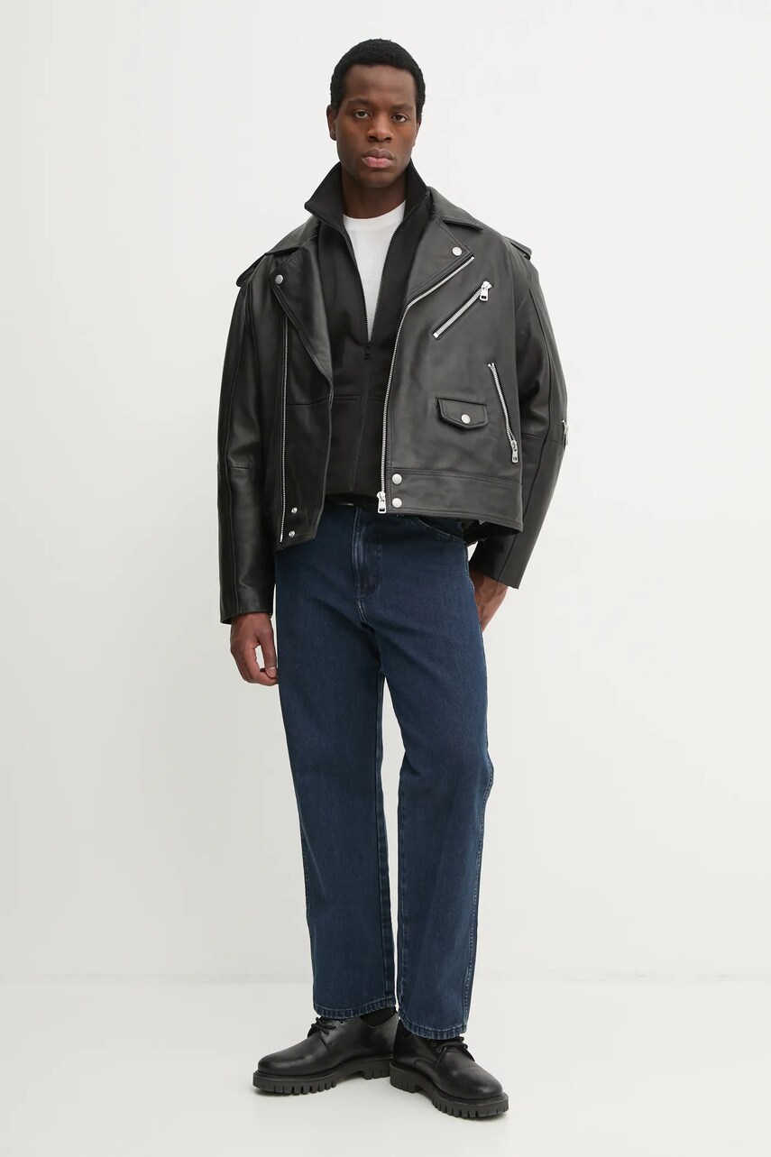 Вовняний светр Armani Exchange чоловічий колір бежевий легкий 8NZM5A ZM1YZ