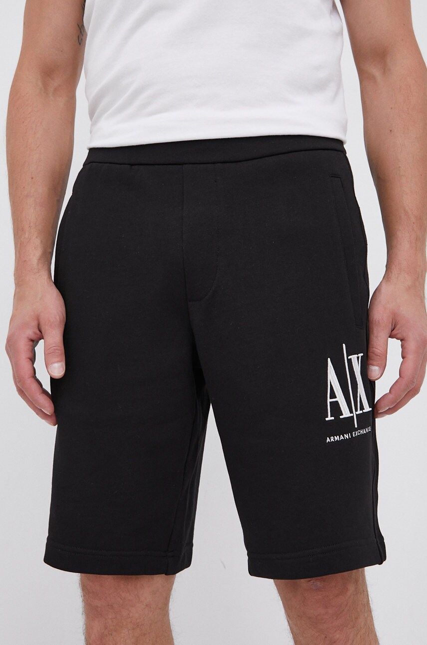Шорти Armani Exchange чоловічі колір чорний