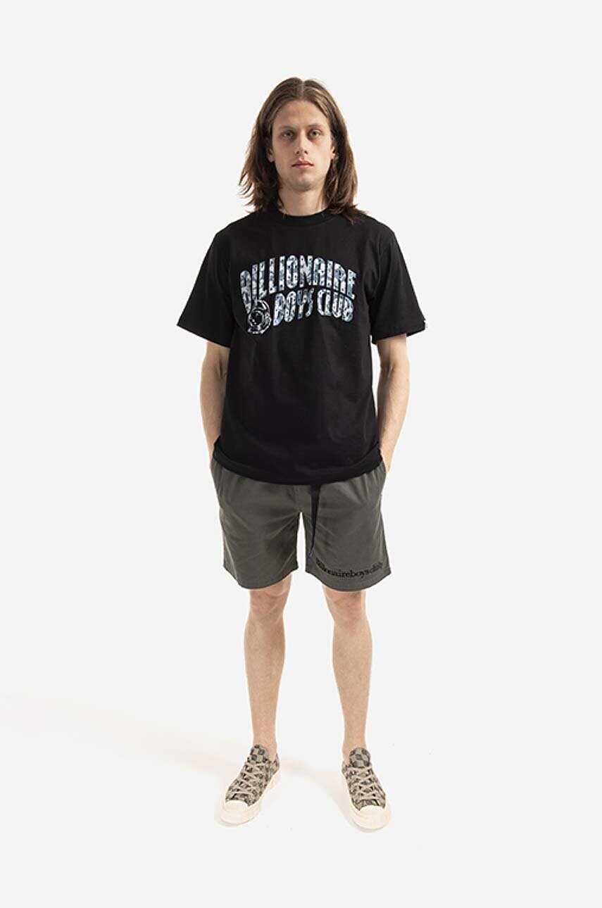 Бавовняні шорти Billionaire Boys Club Belted Shorts колір зелений B22209-DARKGREEN