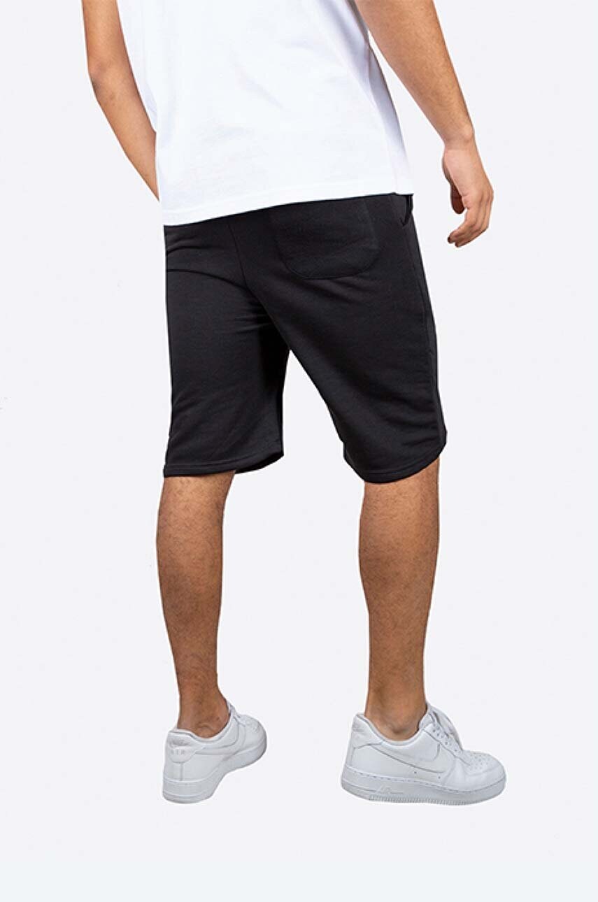 Бавовняні шорти Alpha Industries колір чорний 116363.03-black
