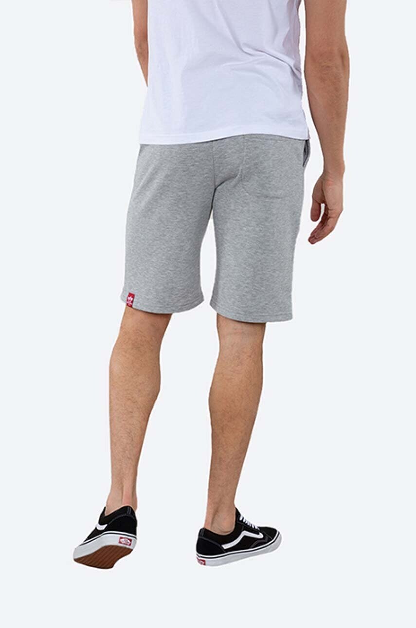 Шорти Alpha Industries Basic чоловічі колір сірий 116363.17-grey