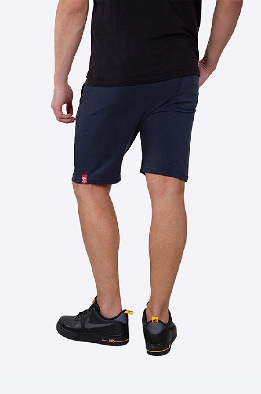 Шорти Alpha Industries Al Sweat чоловічі колір синій 116365.07-navy