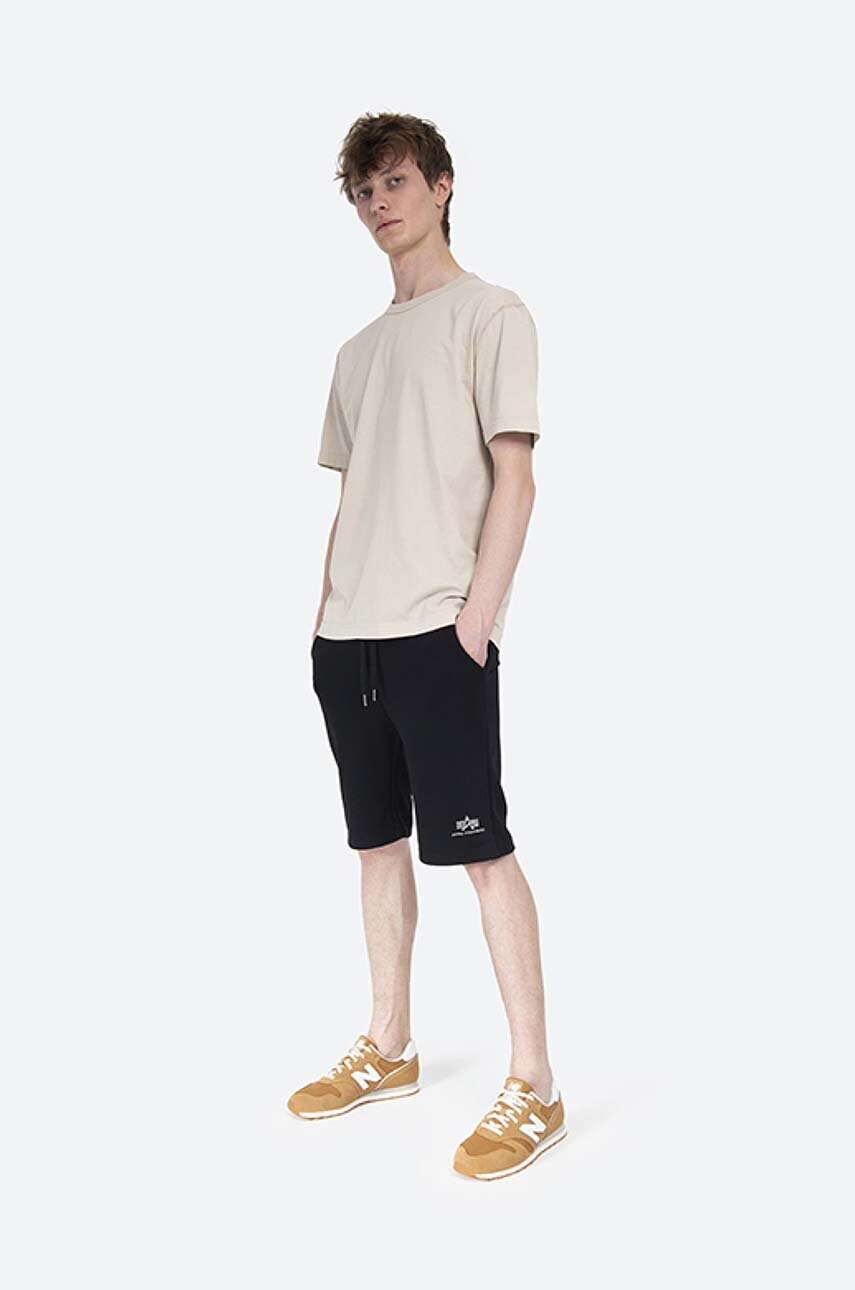 Шорти Alpha Industries Basic чоловічі колір чорний 116363FP.530-black