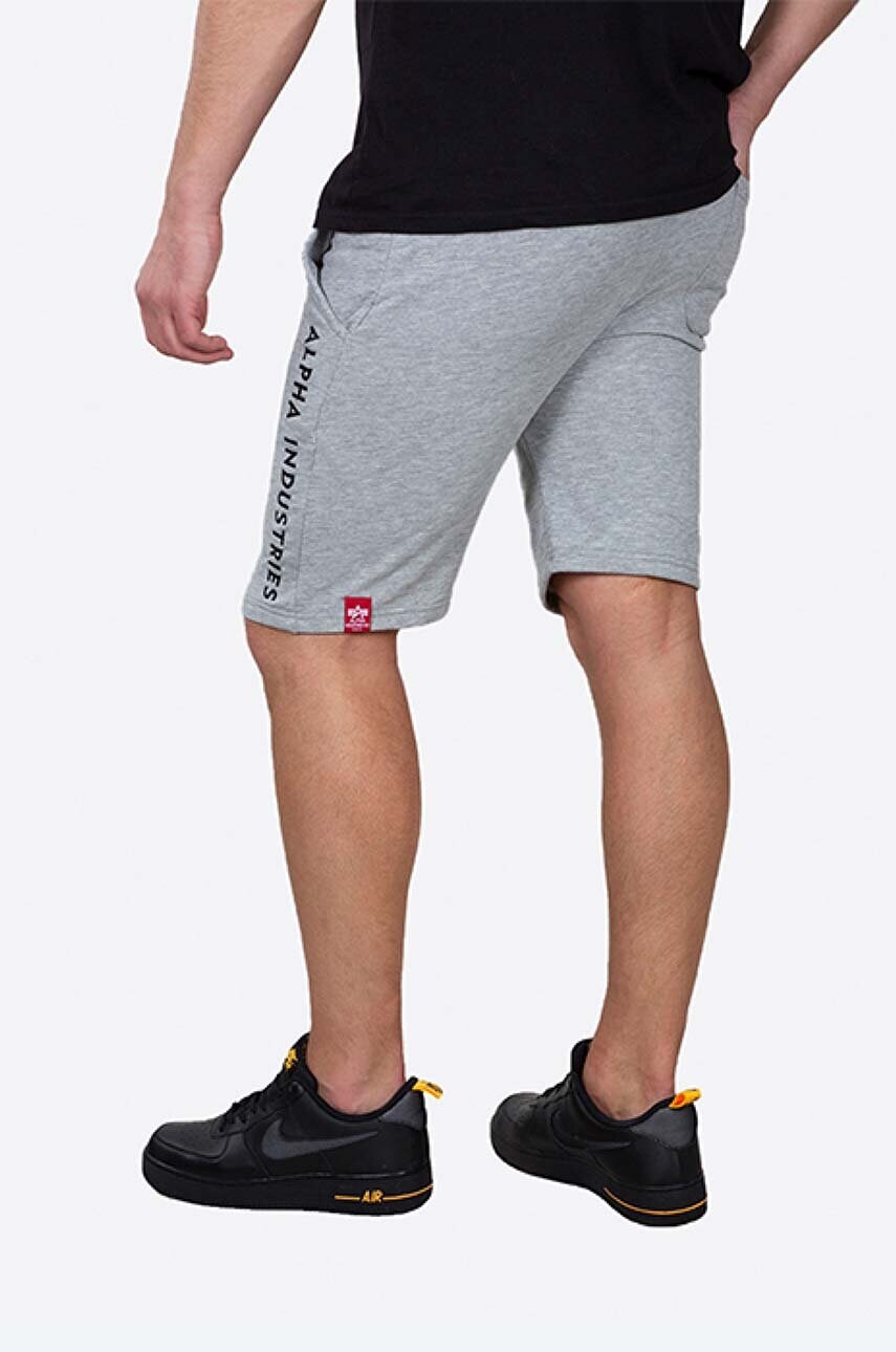Шорти Alpha Industries Al Sweat чоловічі колір сірий 116365.17-grey