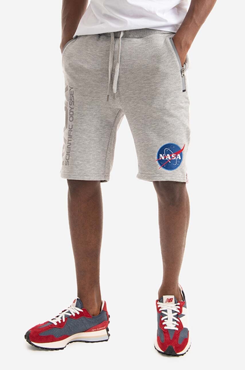 Шорти Alpha Industries Oddysey чоловічі колір сірий 126336.17-grey